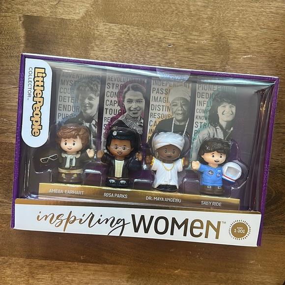 New Little People Fisher Price Inspiring Women Toy Figure Set Amelia Earhart - Picture 1 of 4